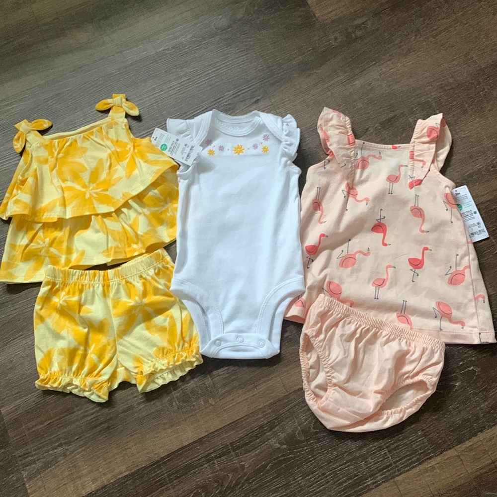 Carter’s baby girl 3M lot. NWT